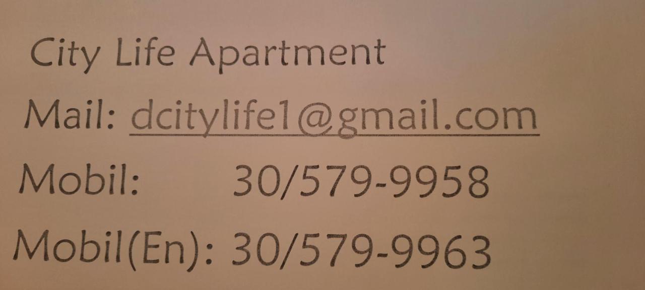 City Life Apartment Debrecen Eksteriør billede